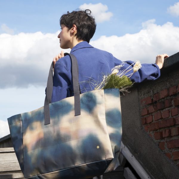 Sac cabas Iona Sasha Multicolore 38 x 46 x 18 Cabas La Vallée du blanc