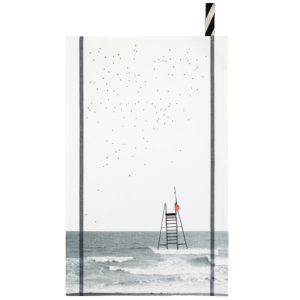 Torchon Plouf Blanc 50 x 70 Torchons La Vallée du blanc