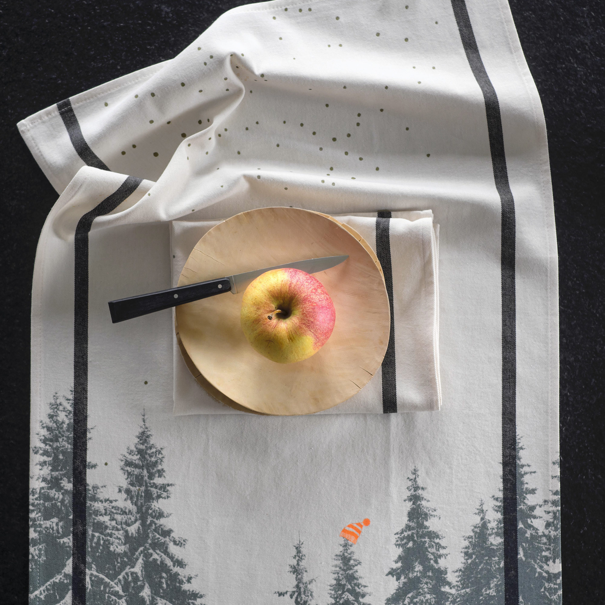 Torchon Bertille Blanc 50 x 70 La Vallée du blanc Torchon Bertille Blanc 50 x 70 Torchons La Vallée du blanc