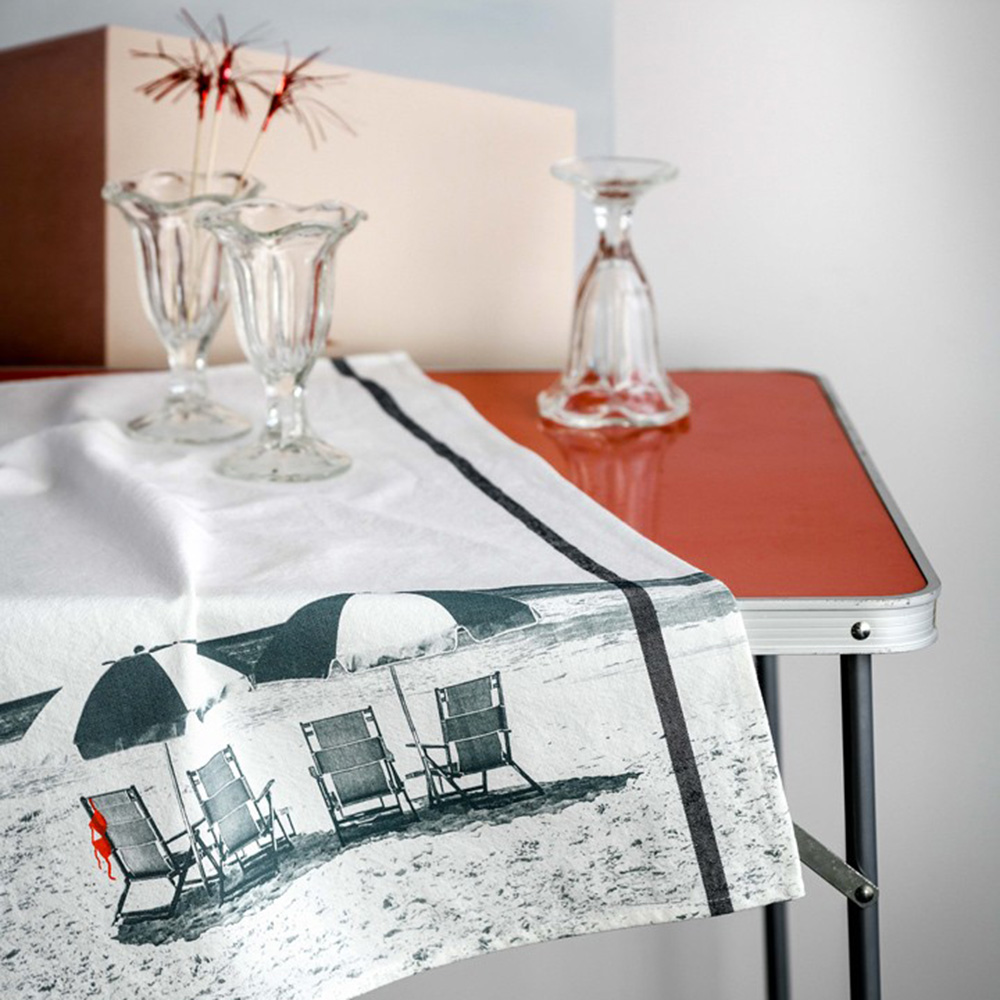 Torchon Dolce Vita Blanc 50 x 70 La Vallée du blanc Torchon Dolce Vita Blanc 50 x 70 Torchons La Vallée du blanc