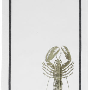 Torchon Homard Or Blanc 50 x 70 Torchons La Vallée du blanc
