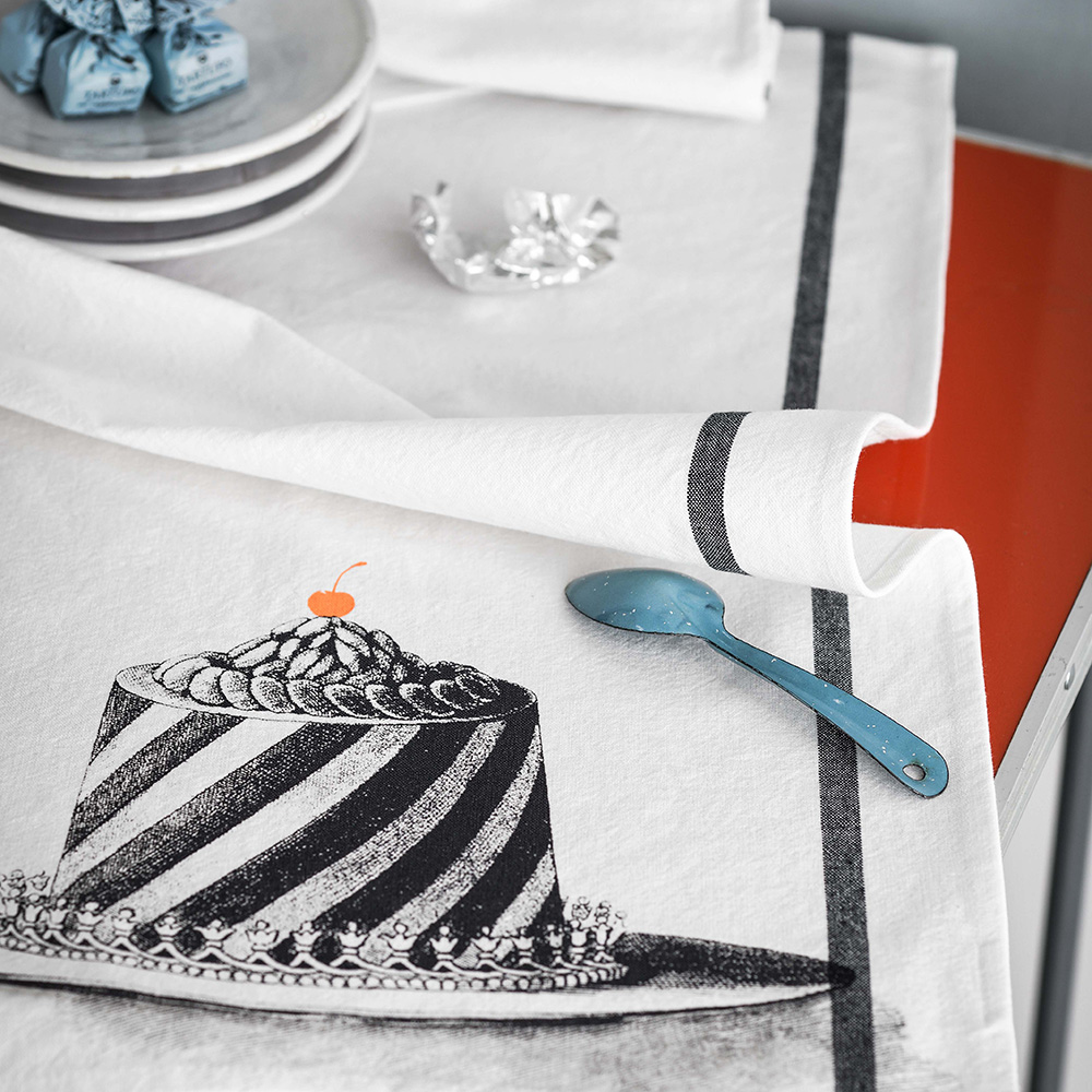 Torchon Charlotte Blanc 50 x 70 La Vallée du blanc Torchon Charlotte Blanc 50 x 70 Torchons La Vallée du blanc