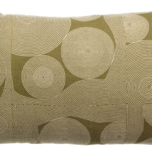 Coussin imprimé Tito Naturel 40 x 65 Coussins La Vallée du blanc