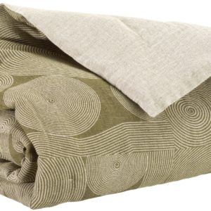 Plaid imprimé Tito Naturel 135 x 200 Plaids La Vallée du blanc