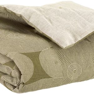 Edredon imprimé Tito Naturel 85 x 200 Édredons La Vallée du blanc