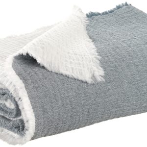 Jeté Emilio Pacific 180 x 260 La Vallée du blanc