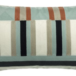 Coussin brodé Jason Cèdre 40 x 65 Coussins La Vallée du blanc