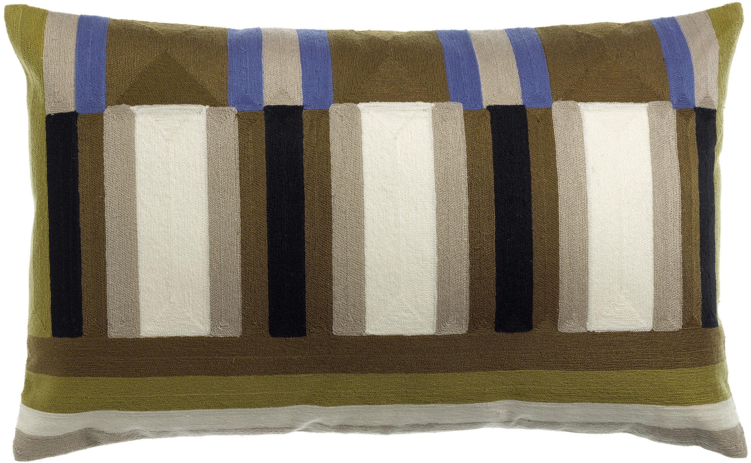 Coussin brodé Jason Ciel 40 x 65 La Vallée du blanc Coussin brodé Jason Ciel 40 x 65 Coussins La Vallée du blanc