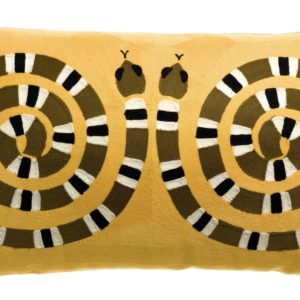 Coussin brodé Yoka Mangue 40 x 65 Coussins La Vallée du blanc