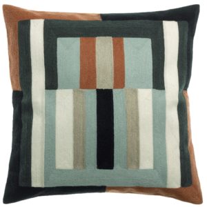 Coussin brodé Jason Cèdre 45 x 45 La Vallée du blanc Coussin brodé Jason Cèdre 45 x 45 Coussins La Vallée du blanc