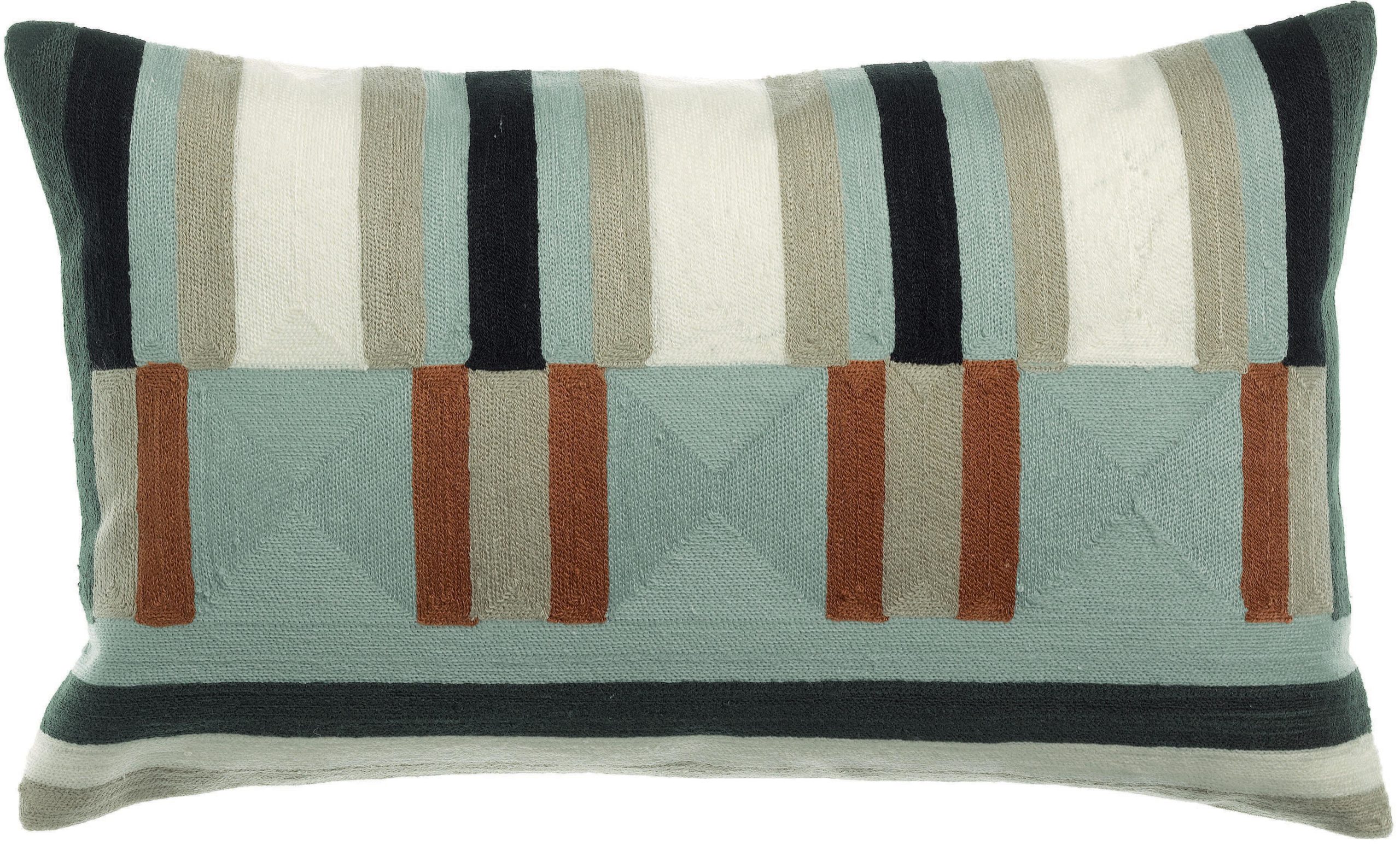 Coussin brodé Jason Cèdre 30 x 50 La Vallée du blanc Coussin brodé Jason Cèdre 30 x 50 Coussins La Vallée du blanc