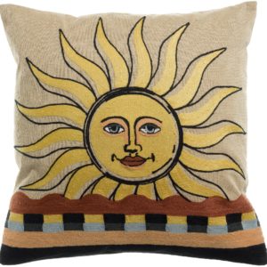 Coussin brodé Adria Multico 45 x 45 La Vallée du blanc Coussin brodé Adria Multico 45 x 45 Coussins La Vallée du blanc