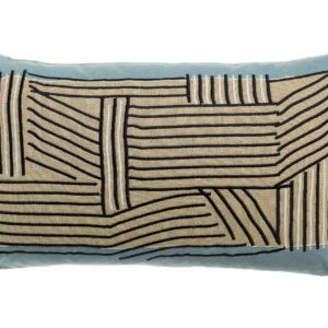 Coussin brodé Kori Ciel 30 x 50 Coussins La Vallée du blanc
