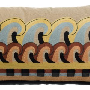 Coussin brodé Adria Multico 40 x 65 Coussins La Vallée du blanc