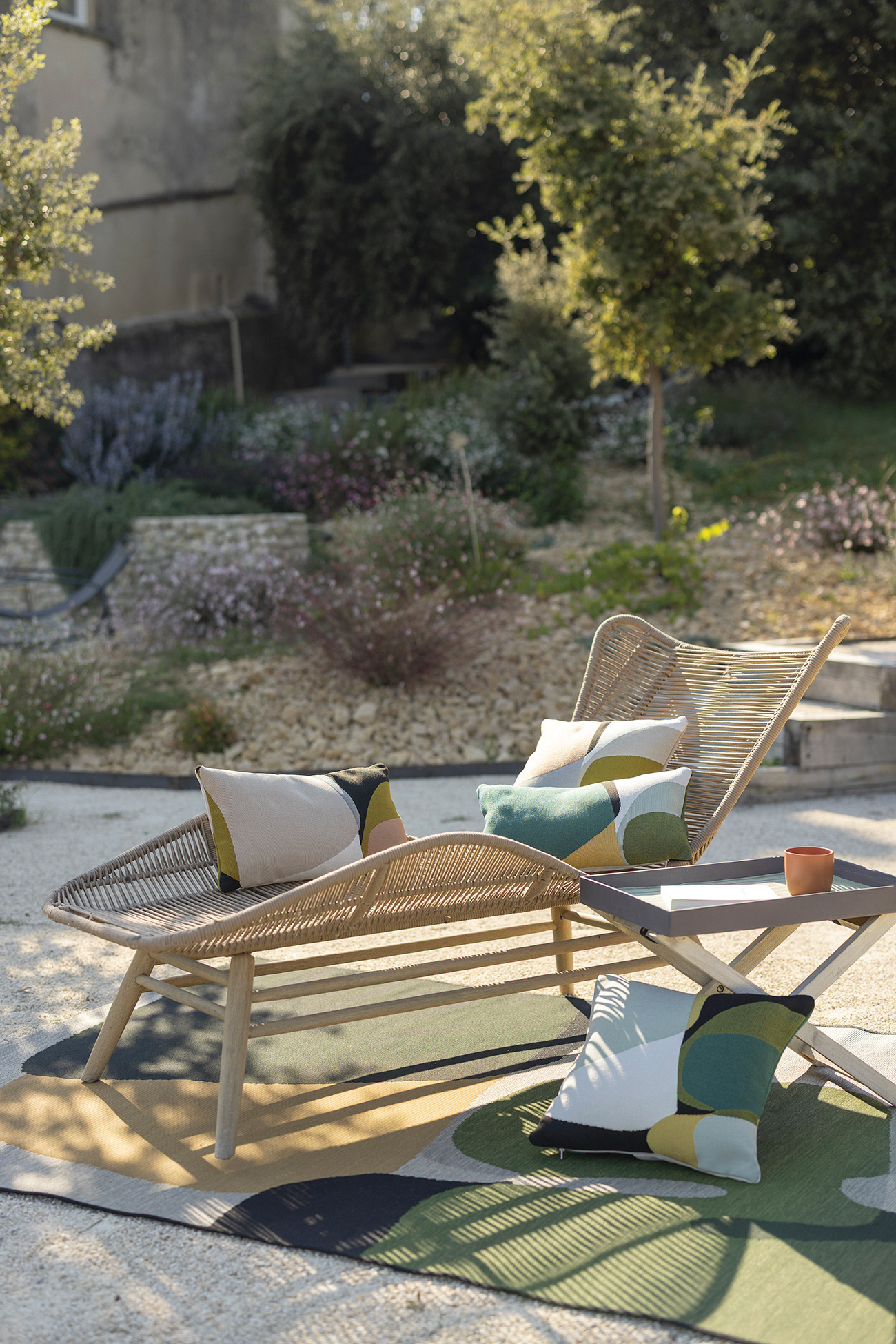 Coussin Leana outdoor Moka 45 x 45 La Vallée du blanc Coussin Leana outdoor Moka 45 x 45 Coussins La Vallée du blanc