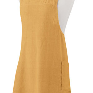 Tablier de cuisine japonais recyclé Haru Cannelle 78 x 100 Tabliers La Vallée du blanc