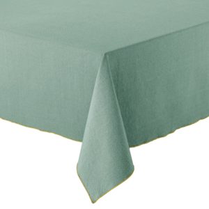 Nappe recyclée Grace Aqua 140 x 250 Nappes La Vallée du blanc