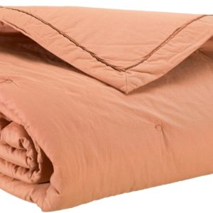 Jeté Tika Moka 240 x 260 Jetés de lit La Vallée du blanc