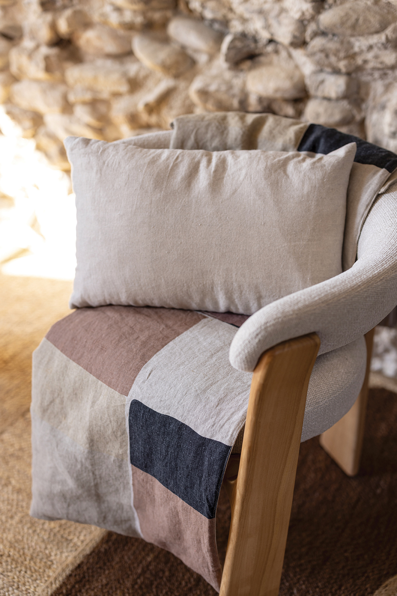 Edredon Zeff Kali Naturel 85 x 200 La Vallée du blanc Edredon Zeff Kali Naturel 85 x 200 Édredons La Vallée du blanc