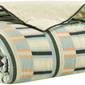 Plaid imprimé Jason Ciel 135 x 200 Plaids La Vallée du blanc