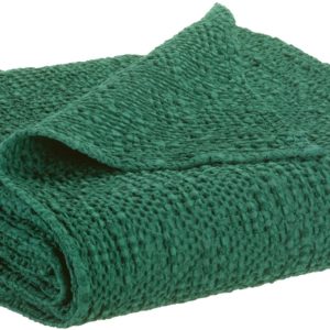 Jeté Tana Abysse 180×260 coton Vivaraise Jetés de lit La Vallée du blanc