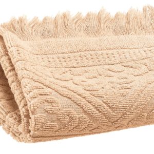 Serviette invité Zoé Poudre 30 x 50 La Vallée du blanc