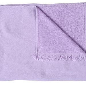 Maxi drap de bain Luna Lilas 100 x 160 La Vallée du blanc