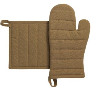 Lot gant de cuisine et manique recyclé Jona Tabac 15 x 30 La Vallée du blanc Lot gant de cuisine et manique recyclé Jona Tabac 15 x 30 Gants de cuisine et maniques La Vallée du blanc