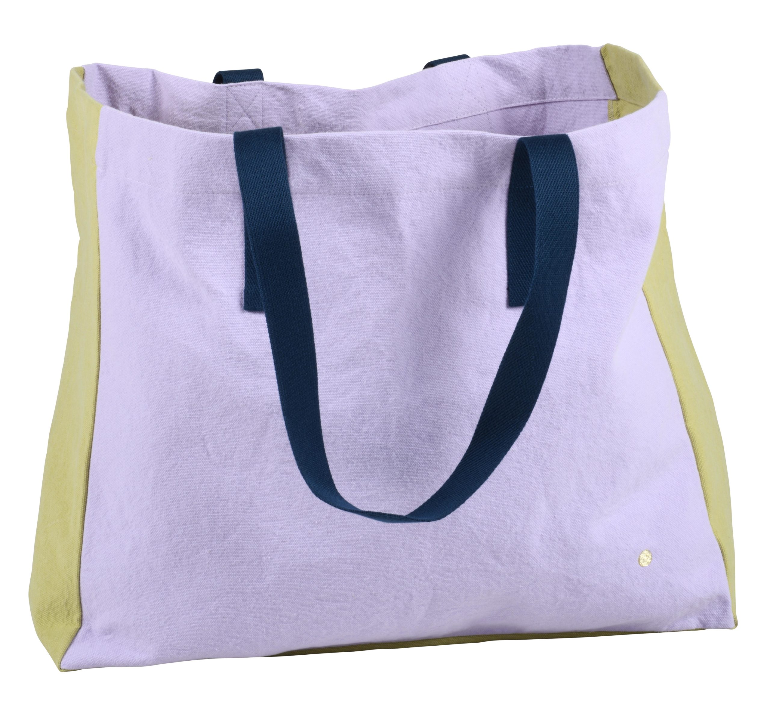 Sac cabas Tricolo Lilas ananas 38 x 46 x 18 La Vallée du blanc Sac cabas Tricolo Lilas ananas 38 x 46 x 18 Cabas La Vallée du blanc