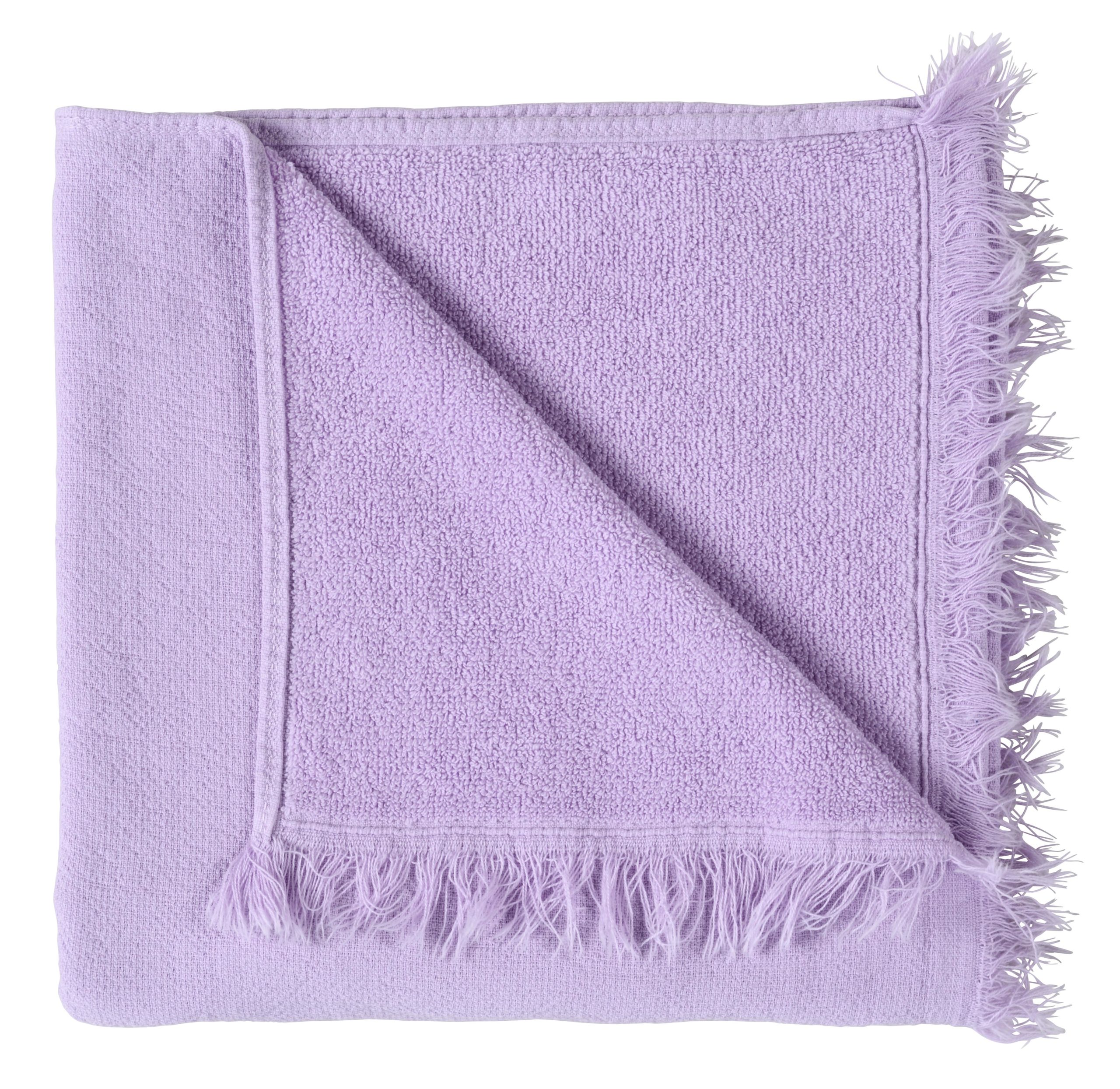 Serviette de toilette Luna Lilas 50 x 100 La Vallée du blanc Serviette de toilette Luna Lilas 50 x 100 La Vallée du blanc
