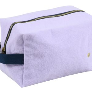 Trousse cube Iona Lilas 14 x 22 x 11 Trousses cube La Vallée du blanc
