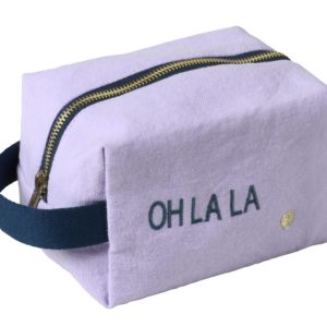 Trousse cube Ohlala Lilas 10 x 16 x 10 Trousses cube La Vallée du blanc