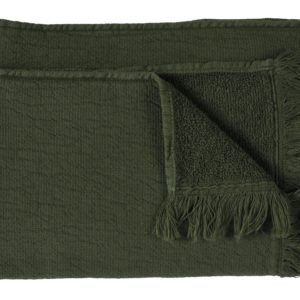 Lot de 2 serviettes invités Luna Kale 30 x 50 La Vallée du blanc Lot de 2 serviettes invités Luna Kale 30 x 50 Serviette invité La Vallée du blanc