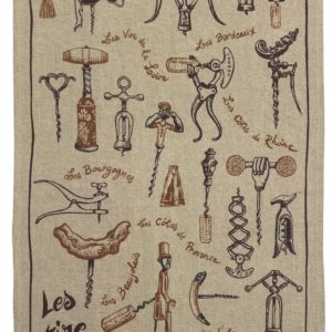 Torchon lin Les sommeliers Naturel 45 x 70 La Vallée du blanc Torchon lin Les sommeliers Naturel 45 x 70 Torchons La Vallée du blanc