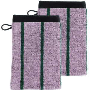 Lot de 2 gants de toilette Charly Lilas 15 x 21 La Vallée du blanc Lot de 2 gants de toilette Charly Lilas 15 x 21 Gants de toilette La Vallée du blanc