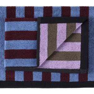 Lot de 2 serviettes invités Charly Myrtille 30 x 50 La Vallée du blanc Lot de 2 serviettes invités Charly Myrtille 30 x 50 Serviette invité La Vallée du blanc