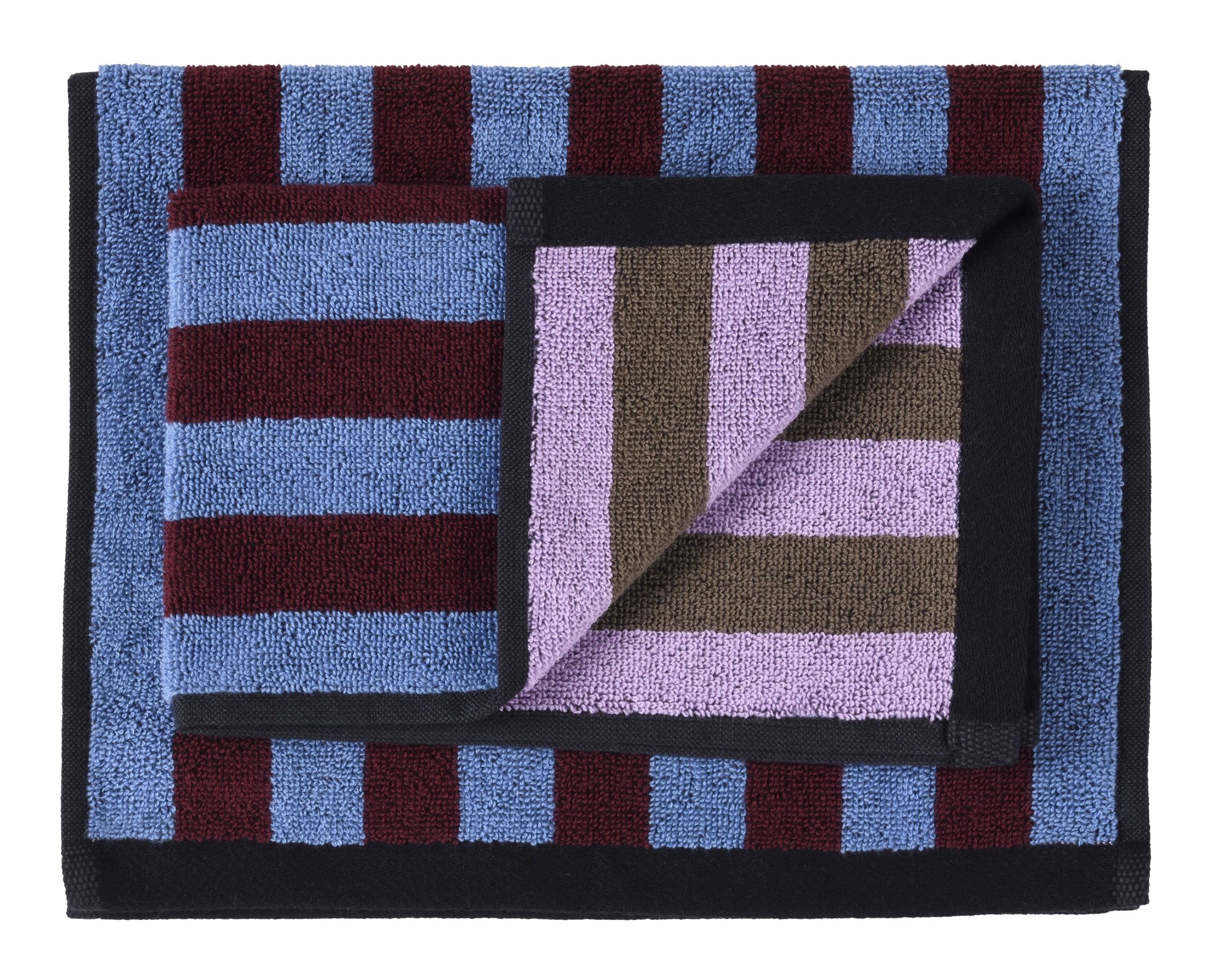 Lot de 2 serviettes invités Charly Myrtille 30 x 50 La Vallée du blanc Lot de 2 serviettes invités Charly Myrtille 30 x 50 Serviette invité La Vallée du blanc