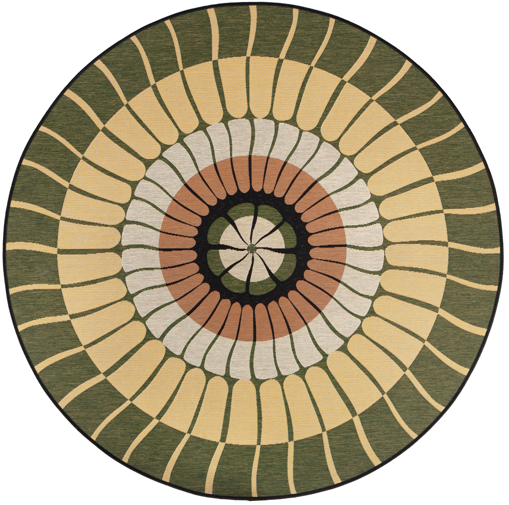 Tapis Zeno outdoor Cèdre Diamètre 200 cm La Vallée du blanc Tapis Zeno outdoor Cèdre Diamètre 200 cm Tapis La Vallée du blanc