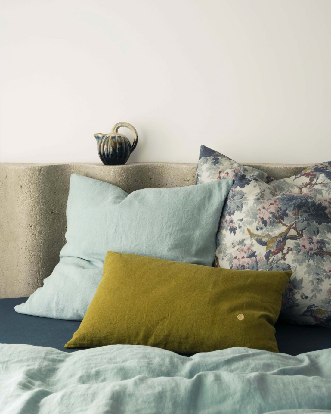 Housse de couette Mona Céladon 140 x 200 La Vallée du blanc Housse de couette Mona Céladon 140 x 200 Housses de couette La Vallée du blanc