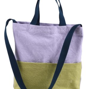 Sac my city Tricolo Lilas ananas 37 x 35 x 9 Sacs city La Vallée du blanc